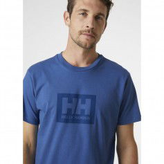 Helly Hansen Ανδρικό T-shirt Μπλε με Λογότυπο 53285-636