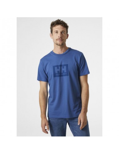Helly Hansen Ανδρικό T-shirt Μπλε με Λογότυπο 53285-636