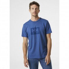 Helly Hansen Ανδρικό T-shirt Μπλε με Λογότυπο 53285-636