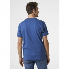 Helly Hansen Ανδρικό T-shirt Μπλε με Λογότυπο 53285-636