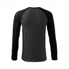 Rimeck Ανδρική Διαφημιστική Μπλούζα Μακρυμάνικη σε Γκρι Χρώμα MLI-13094