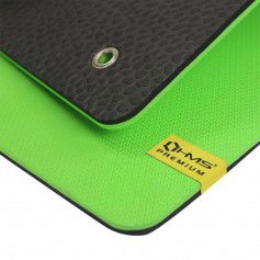Club fitness mat with holes HMS Premium MFK01 GreenBlack