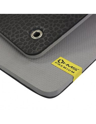 Club fitness mat with holes HMS Premium MFK02 GrayBlack
