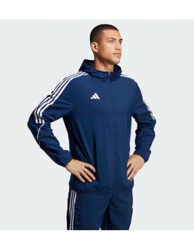 Adidas Tiro 23 League Ανδρική Φούτερ Ζακέτα με Κουκούλα και Τσέπες Team Navy Blue 2 HZ9067