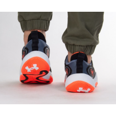 Under Armour Spawn 5 3026285-001 Χαμηλά Μπασκετικά Παπούτσια Μαύρα