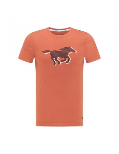 Mustang Ανδρικό T-shirt Κοντομάνικο Πορτοκαλί 10095317103