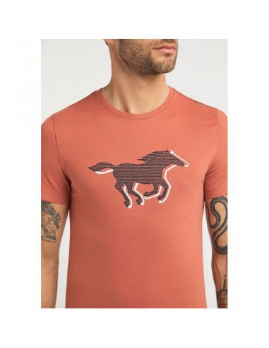 Mustang Aaron C Print M 1009522 7103 TShirt