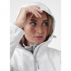 Helly Hansen Κοντό Γυναικείο Puffer Μπουφάν Λευκό 53097 001