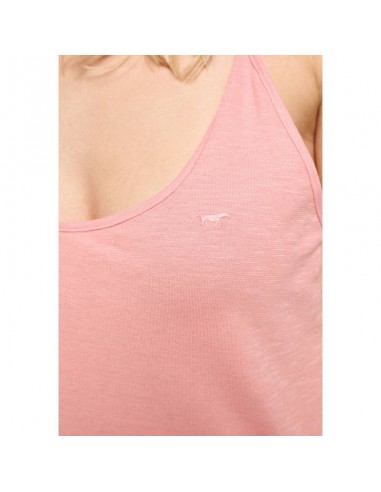 Mustang Γυναικεία Μπλούζα με Τιράντες Καλοκαιρινή Ροζ 1012977-8131