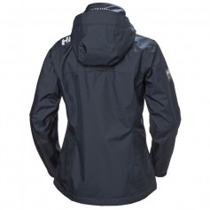 Helly Hansen Crew Hooded Midlayer Γυναικείο Αθλητικό Μπουφάν Μπλε 33891-598