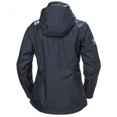 Helly Hansen Crew Hooded Midlayer Γυναικείο Αθλητικό Μπουφάν Μπλε 33891-598