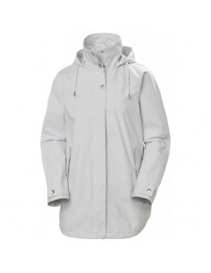 Helly Hansen Μακρύ Γυναικείο Μπουφάν Παρκά για Άνοιξη/Φθινόπωρο Γκρι 53420 823