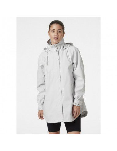 Helly Hansen Μακρύ Γυναικείο Μπουφάν Παρκά για Άνοιξη/Φθινόπωρο Γκρι 53420 823