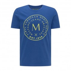 Mustang Ανδρικό T-shirt Κοντομάνικο Μπλε 1009020 5235