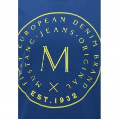 Mustang Ανδρικό T-shirt Κοντομάνικο Μπλε 1009020 5235