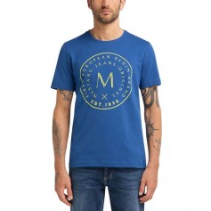Mustang Ανδρικό T-shirt Κοντομάνικο Μπλε 1009020 5235