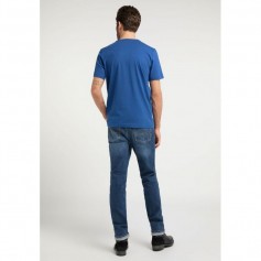 Mustang Ανδρικό T-shirt Κοντομάνικο Μπλε 1009020 5235