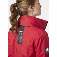 Helly Hansen Κοντό Γυναικείο Μπουφάν για Άνοιξη/Φθινόπωρο Κόκκινο 33899 162