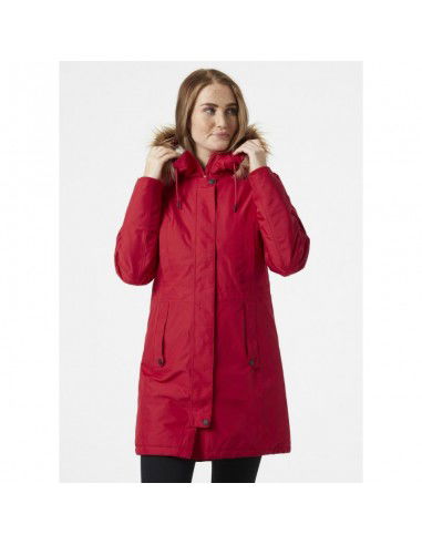 Helly Hansen Mayen Μακρύ Γυναικείο Μπουφάν Παρκά για Άνοιξη/Φθινόπωρο Κόκκινο 53303 162
