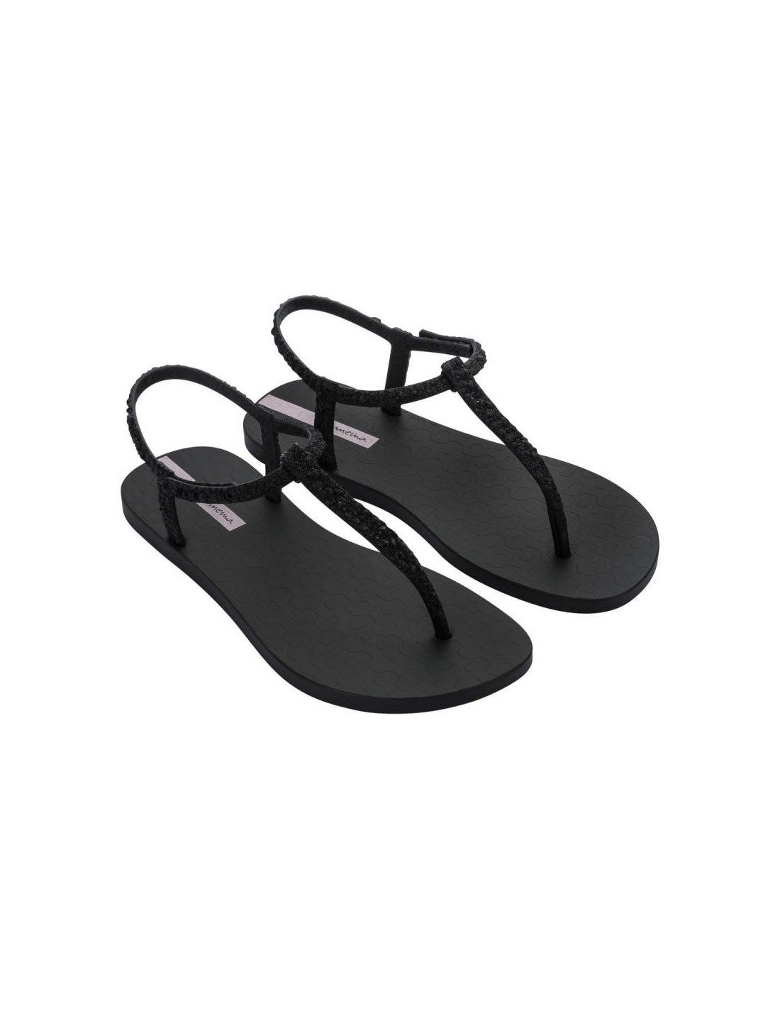 Ipanema Class Sandal Glitter Σαγιονάρες σε στυλ Πέδιλα σε Μαύρο Χρώμα 26914-AI193