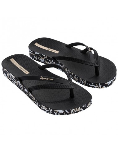 Ipanema Bossa Soft V Σαγιονάρες σε Μαύρο Χρώμα 82840-AG715