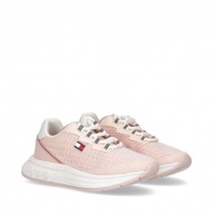 Tommy Hilfiger Παιδικά Sneakers για Κορίτσι Ροζ T3A4-32166-0308X054