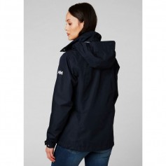 Helly Hansen Aden Γυναικείο Αθλητικό Μπουφάν Αδιάβροχο Navy Μπλε 62650-597