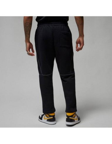 Jordan Paris Saint Germain Παντελόνι Φόρμας με Λάστιχο Fleece Black/Tour Yellow DV0621-010