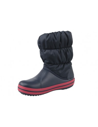 Crocs Παιδικές Γαλότσες με Εσωτερική Επένδυση Puff Navy Μπλε 14613-485