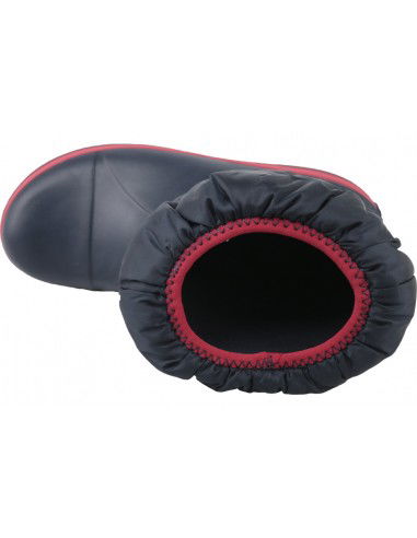Crocs Παιδικές Γαλότσες με Εσωτερική Επένδυση Puff Navy Μπλε 14613-485