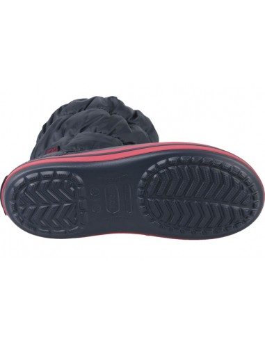 Crocs Παιδικές Γαλότσες με Εσωτερική Επένδυση Puff Navy Μπλε 14613-485