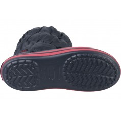 Crocs Παιδικές Γαλότσες με Εσωτερική Επένδυση Puff Navy Μπλε 14613-485