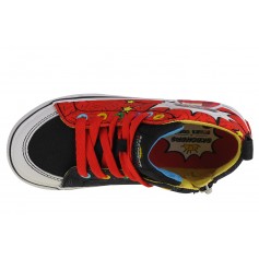 Skechers Παιδικά Sneakers High Street Fame για Αγόρι Κόκκινα 406060L-RDBK