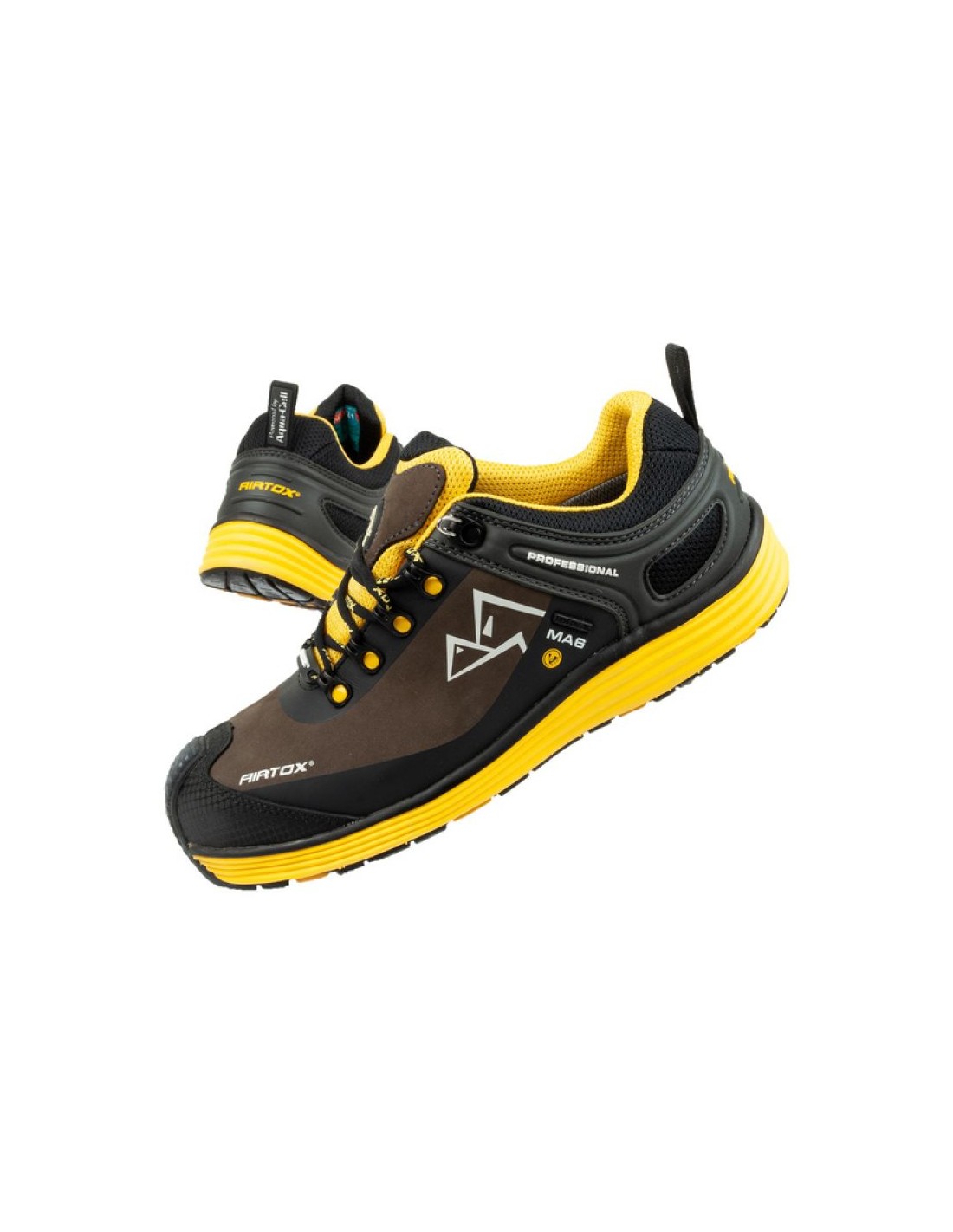 AirTox Αδιάβροχο Παπούτσι Ασφαλείας MA6-40 S3 με Πιστοποίηση Προστασίας SRC / ESD Μαύρο/Κίτρινο