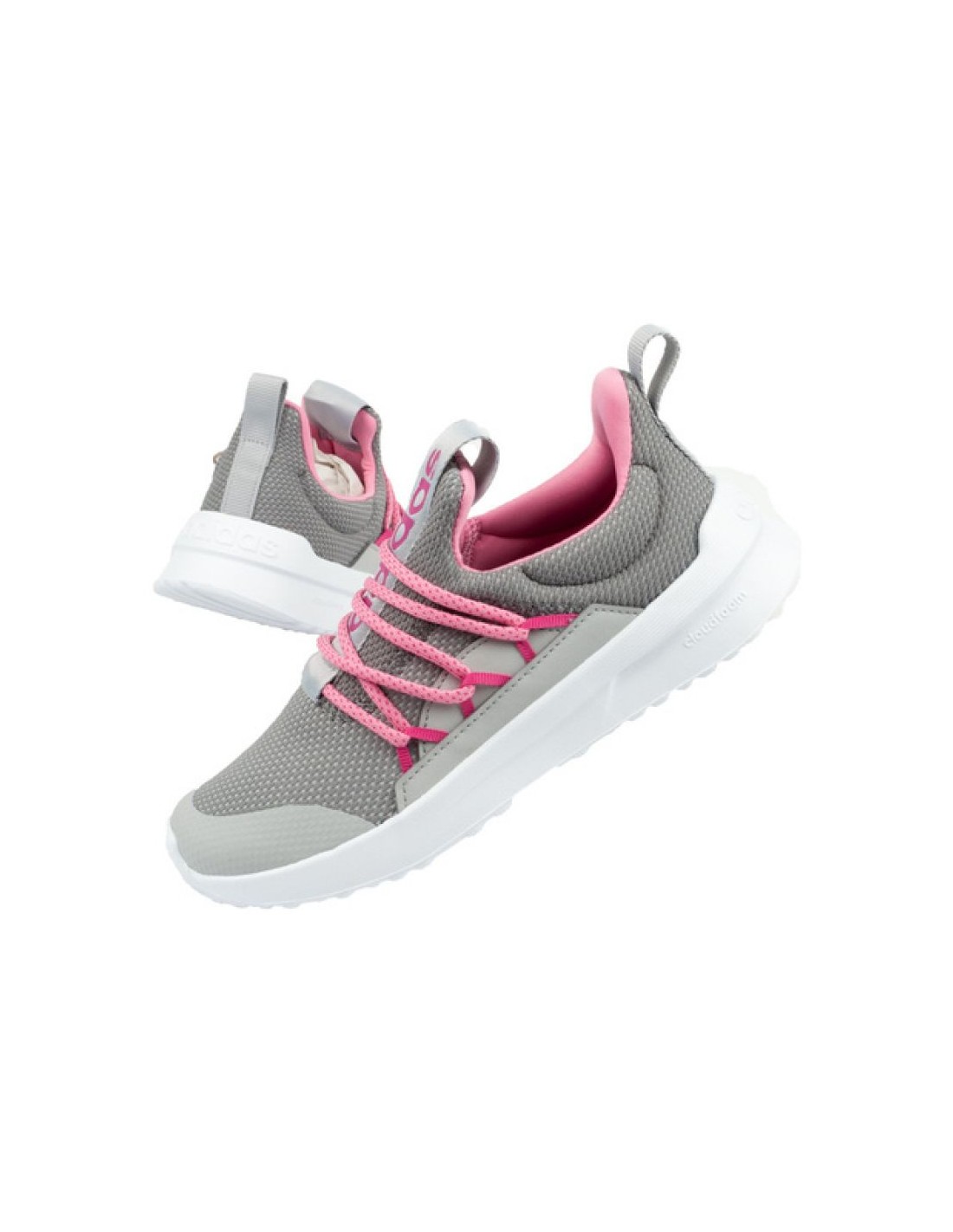 Adidas Αθλητικά Παιδικά Παπούτσια Running Lite Racer Jr GW4164 Grey Two / Grey Three / Team Real Magenta