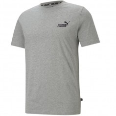 Puma Essentials Ανδρικό T-shirt Γκρι με Λογότυπο 586668-03