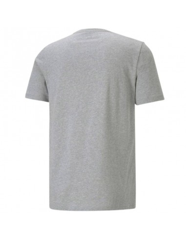 Puma Essentials Ανδρικό T-shirt Γκρι με Λογότυπο 586668-03