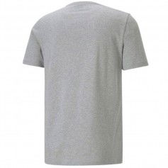 Puma Essentials Ανδρικό T-shirt Γκρι με Λογότυπο 586668-03