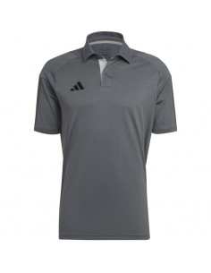 Adidas Tiro 23 Competition Ανδρικό T-shirt Κοντομάνικο Polo Γκρι HU1344