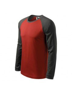 Tshirt Malfini Street LS M MLI13023 marlboro red