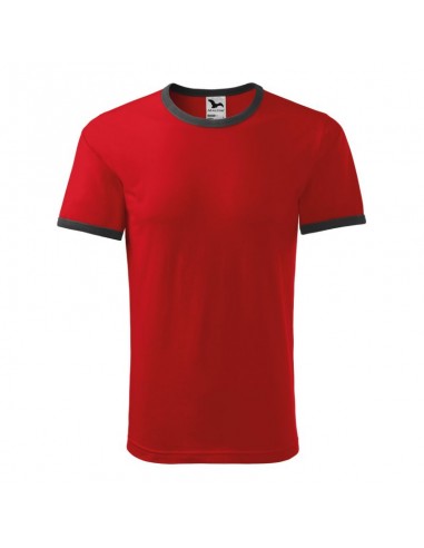 Malfini Ανδρικό Διαφημιστικό T-shirt Κοντομάνικο σε Κόκκινο Χρώμα MLI-13107