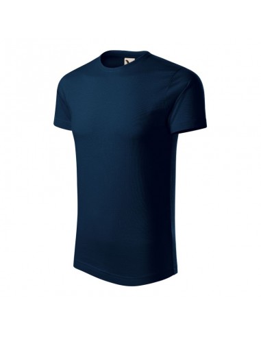 Malfini Ανδρικό Διαφημιστικό T-shirt Κοντομάνικο σε Navy Μπλε Χρώμα MLI-17102