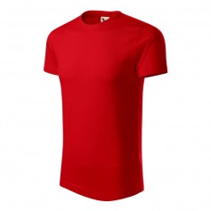Malfini Ανδρικό Διαφημιστικό T-shirt Κοντομάνικο σε Κόκκινο Χρώμα MLI-17107