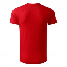 Malfini Ανδρικό Διαφημιστικό T-shirt Κοντομάνικο σε Κόκκινο Χρώμα MLI-17107