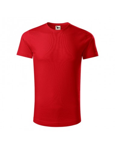 Malfini Ανδρικό Διαφημιστικό T-shirt Κοντομάνικο σε Κόκκινο Χρώμα MLI-17107