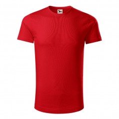 Malfini Ανδρικό Διαφημιστικό T-shirt Κοντομάνικο σε Κόκκινο Χρώμα MLI-17107