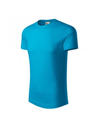 Malfini Ανδρικό Διαφημιστικό T-shirt Κοντομάνικο σε Τιρκουάζ Χρώμα MLI-17144