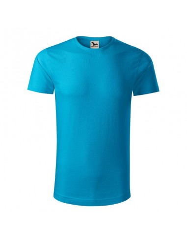 Malfini Ανδρικό Διαφημιστικό T-shirt Κοντομάνικο σε Τιρκουάζ Χρώμα MLI-17144
