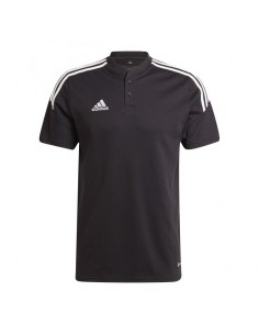 Adidas Ανδρική Μπλούζα Polo Κοντομάνικη Μαύρη H44105