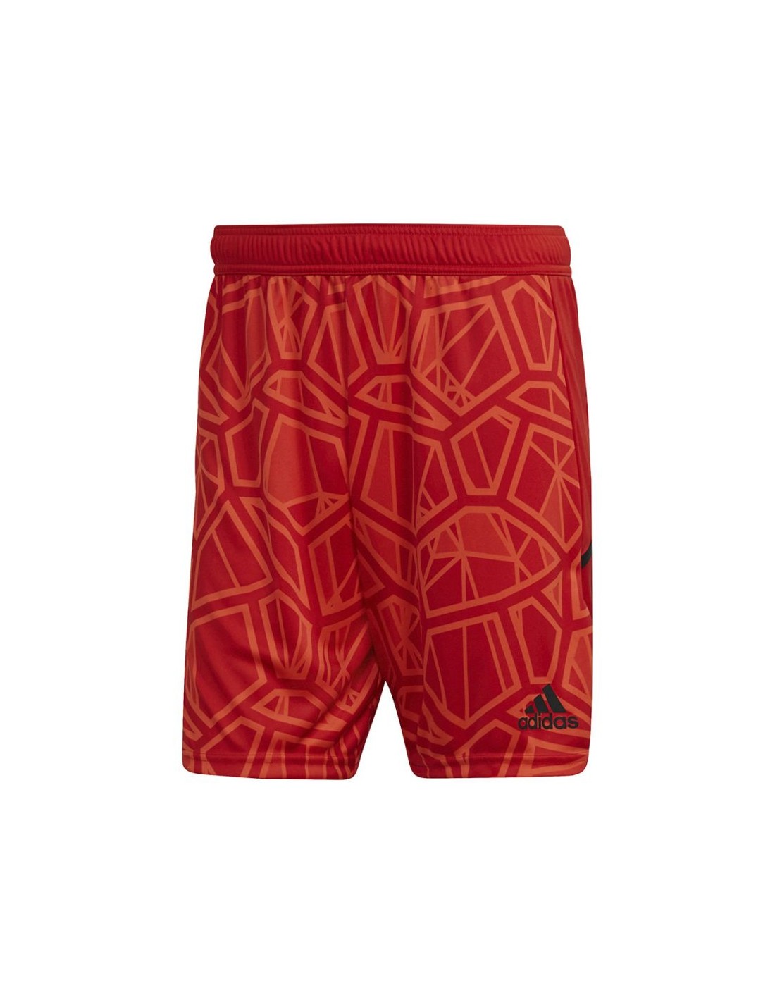 Adidas Condivo 22 Αθλητική Ανδρική Βερμούδα με Σχέδια Κόκκινη H18814